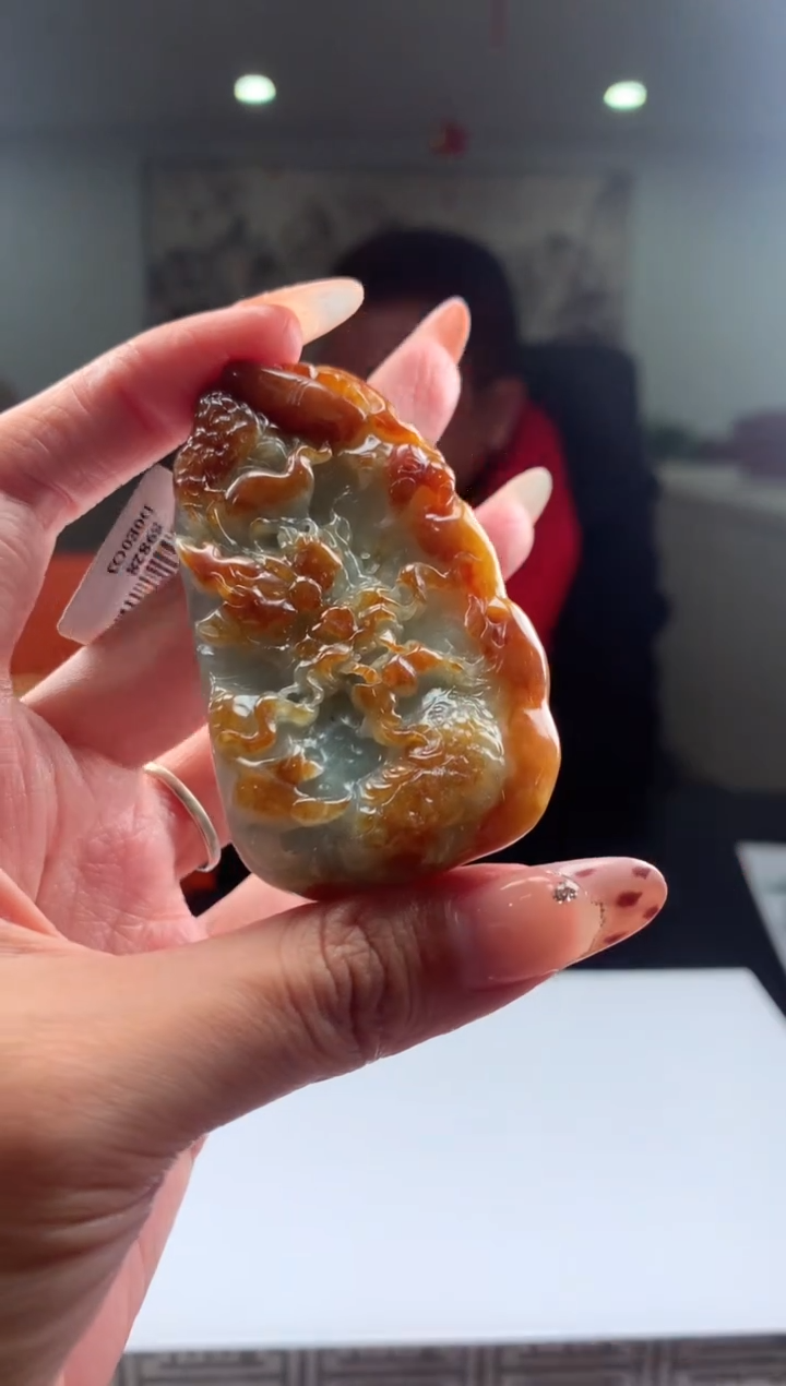 【闪购商品】定制翡翠未镶嵌挂件发货（拍一发一）
