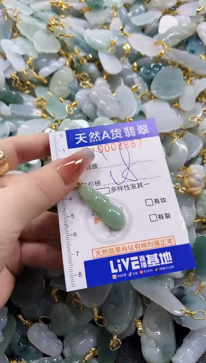 颈饰未镶嵌翡翠天然A货翡翠