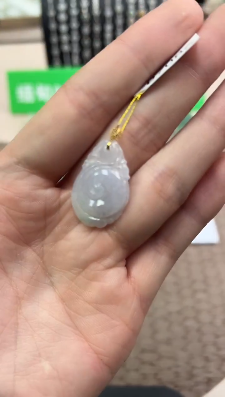 颈饰未镶嵌翡翠挂件H0001