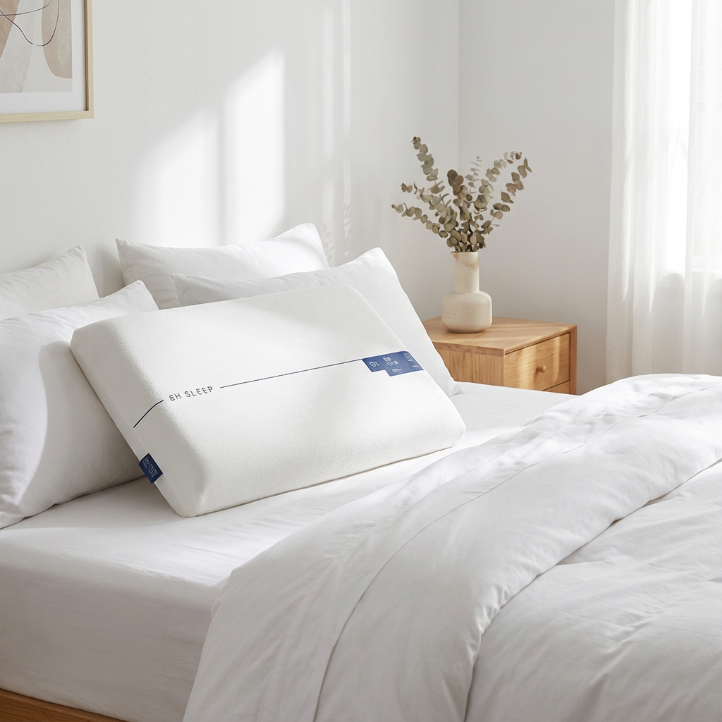 臻眠科技双层枕芯设计柔软Q弹包裹性强回弹记忆绵记忆枕