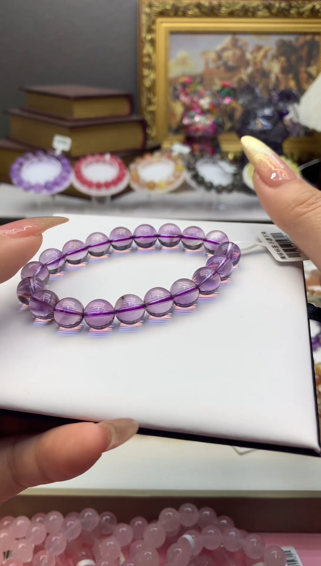 【闪购商品】水晶手串未镶嵌玻利维亚紫水晶10+（颜色以实物为主）