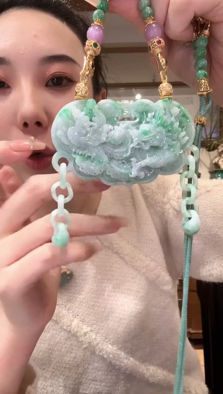 【闪购商品】翡翠颈饰未镶嵌国风