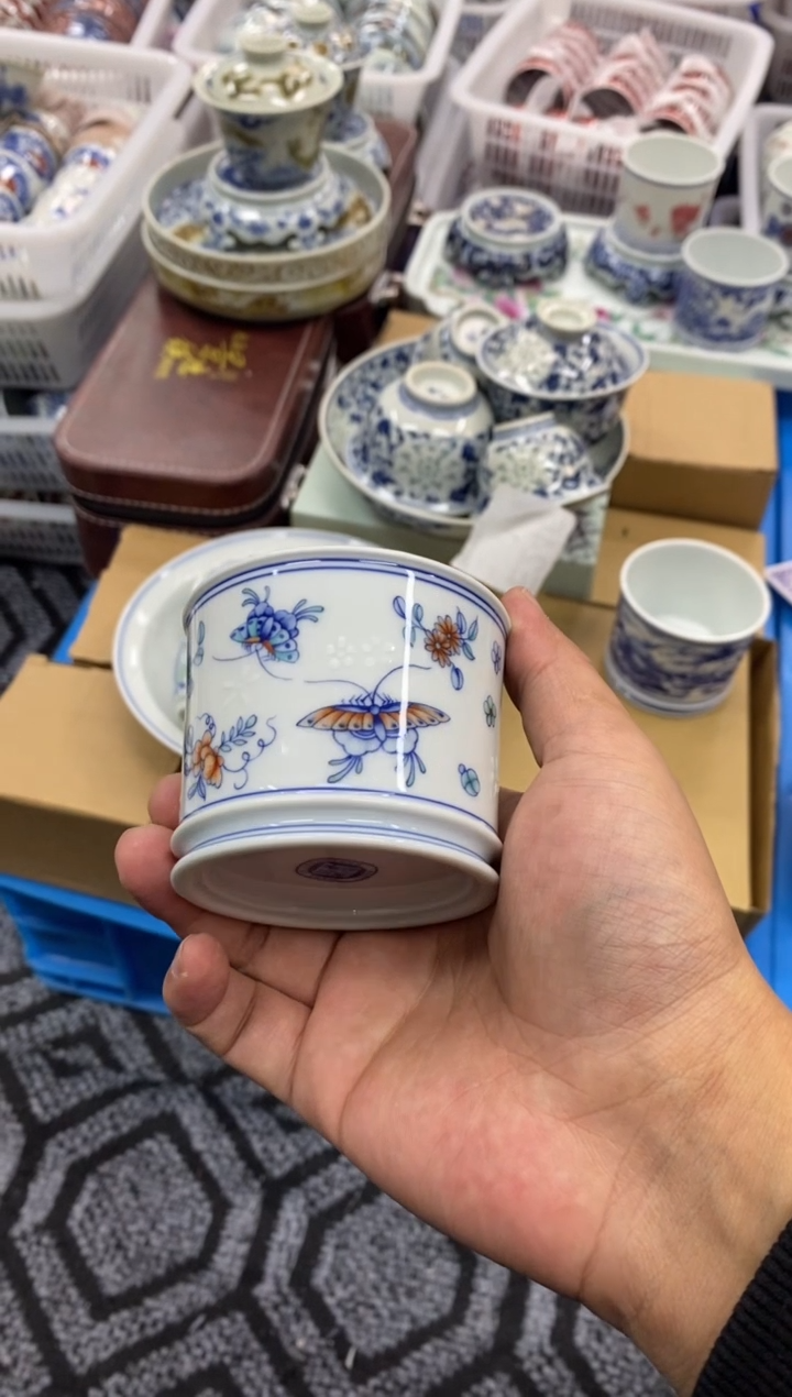 陶瓷景德陶瓷茶具容量约80 90