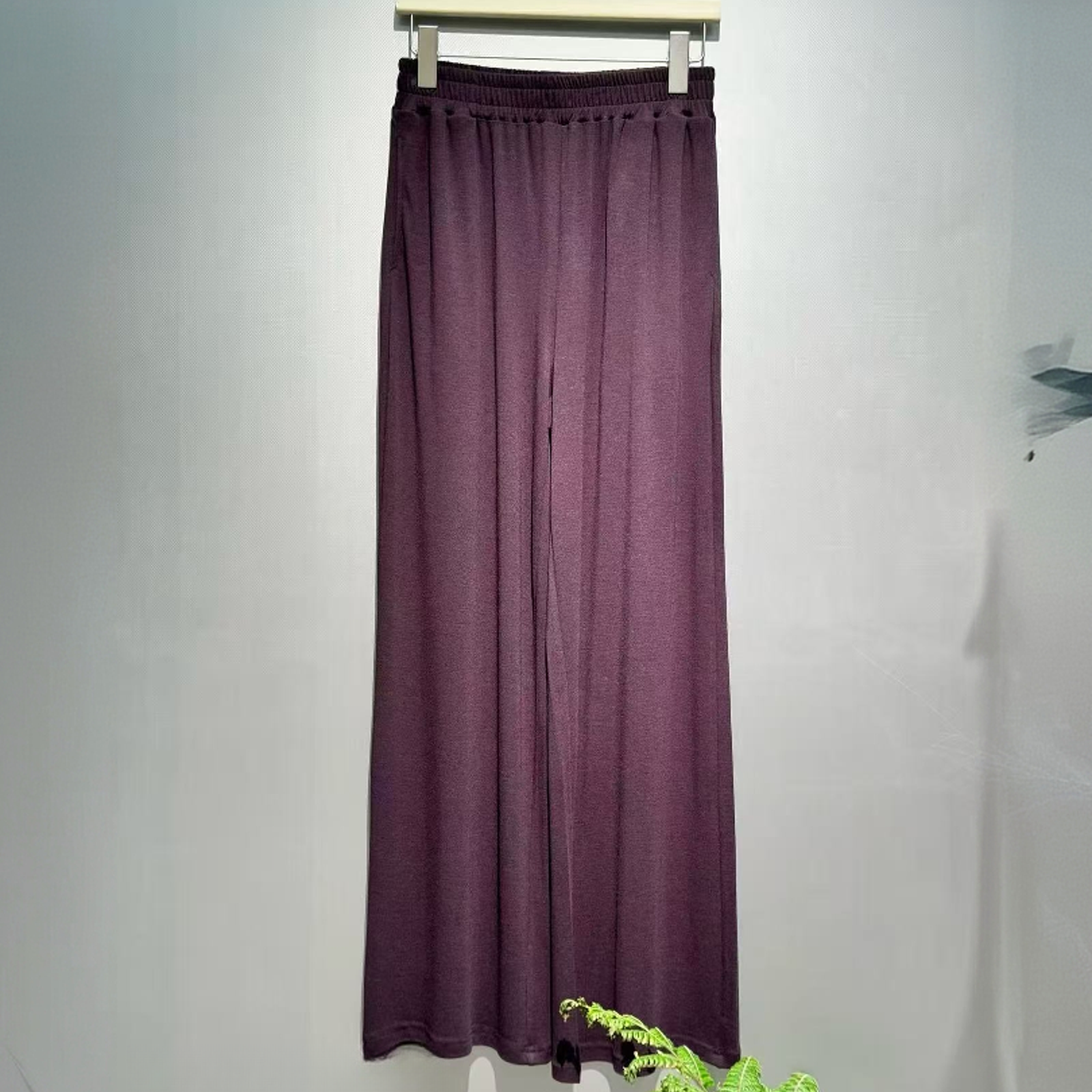 断码特价可机洗天丝羊毛女阔腿裤