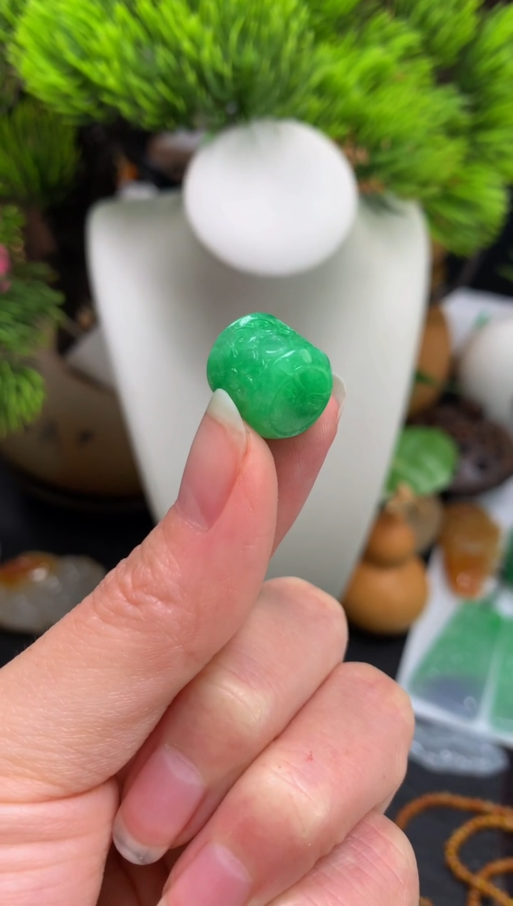 未镶嵌定制翡翠觉***穷---119456