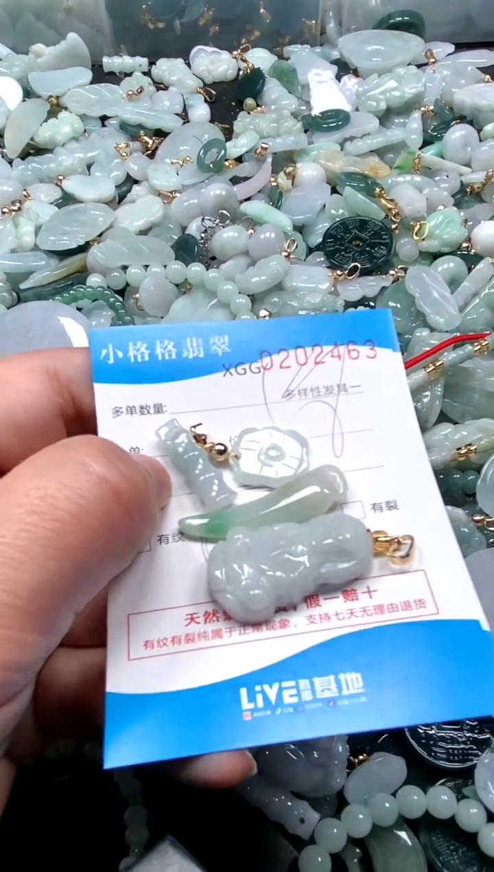 【闪购商品】翡翠颈饰未镶嵌闪购商品0203463