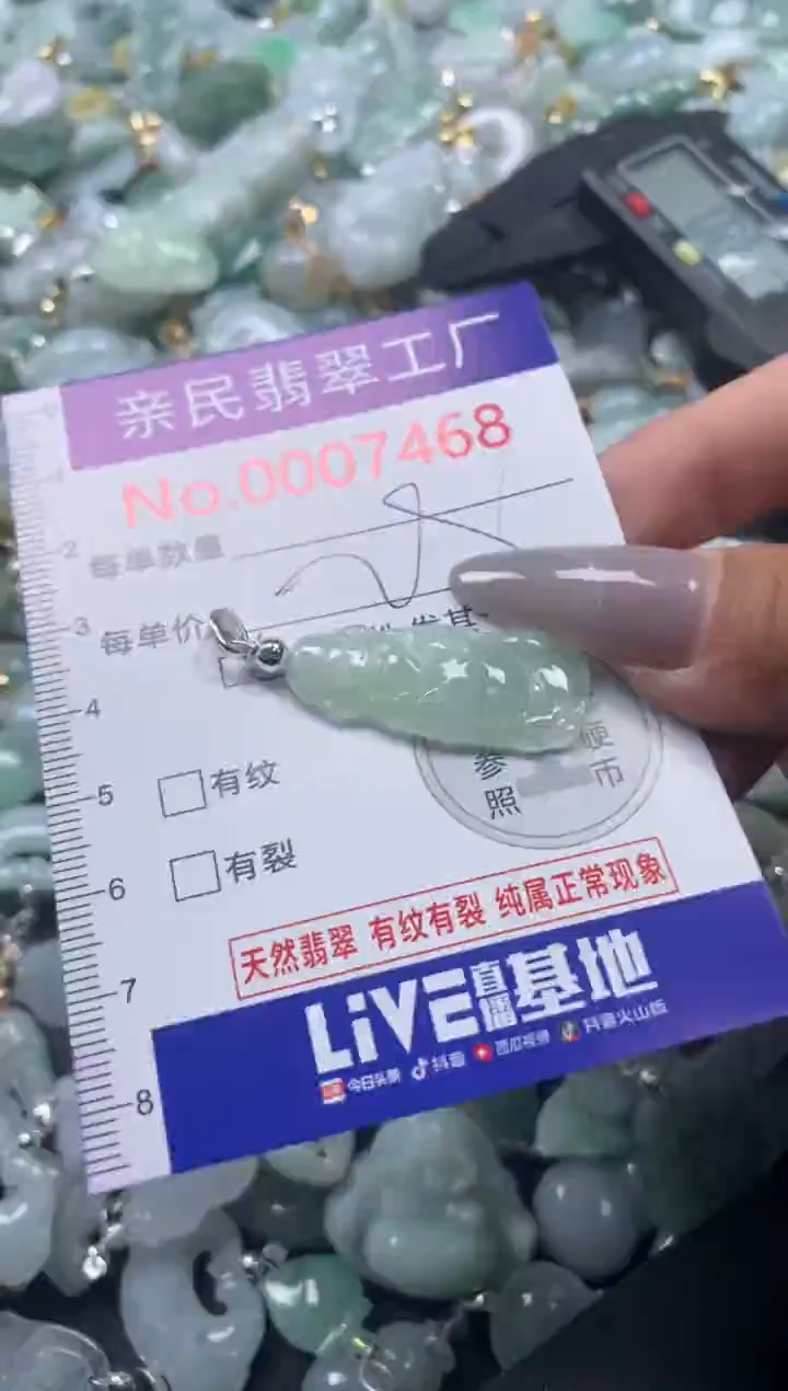 颈饰未镶嵌翡翠7468