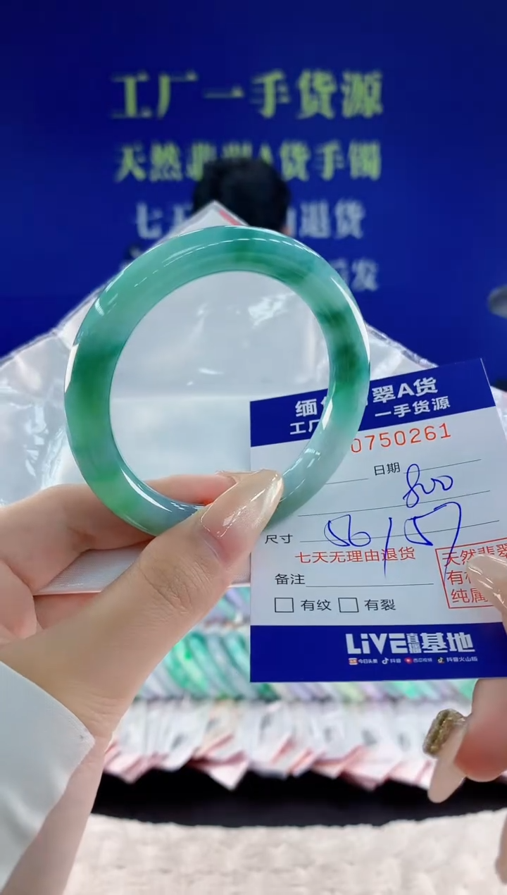 未镶嵌手镯翡翠61天然翡翠A货