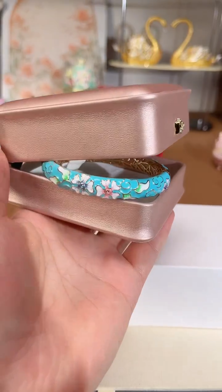 【闪购商品】易尚宝珐琅彩首饰盒