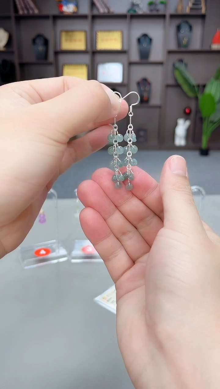 未镶嵌翡翠耳饰911000