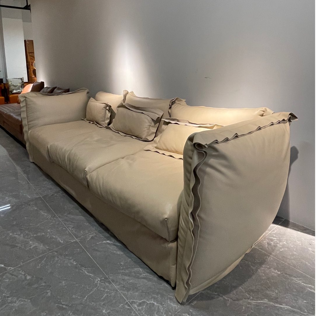 【包邮】古驰仕系列Y11直排全皮沙发360度全头层牛皮3000*1050*800H