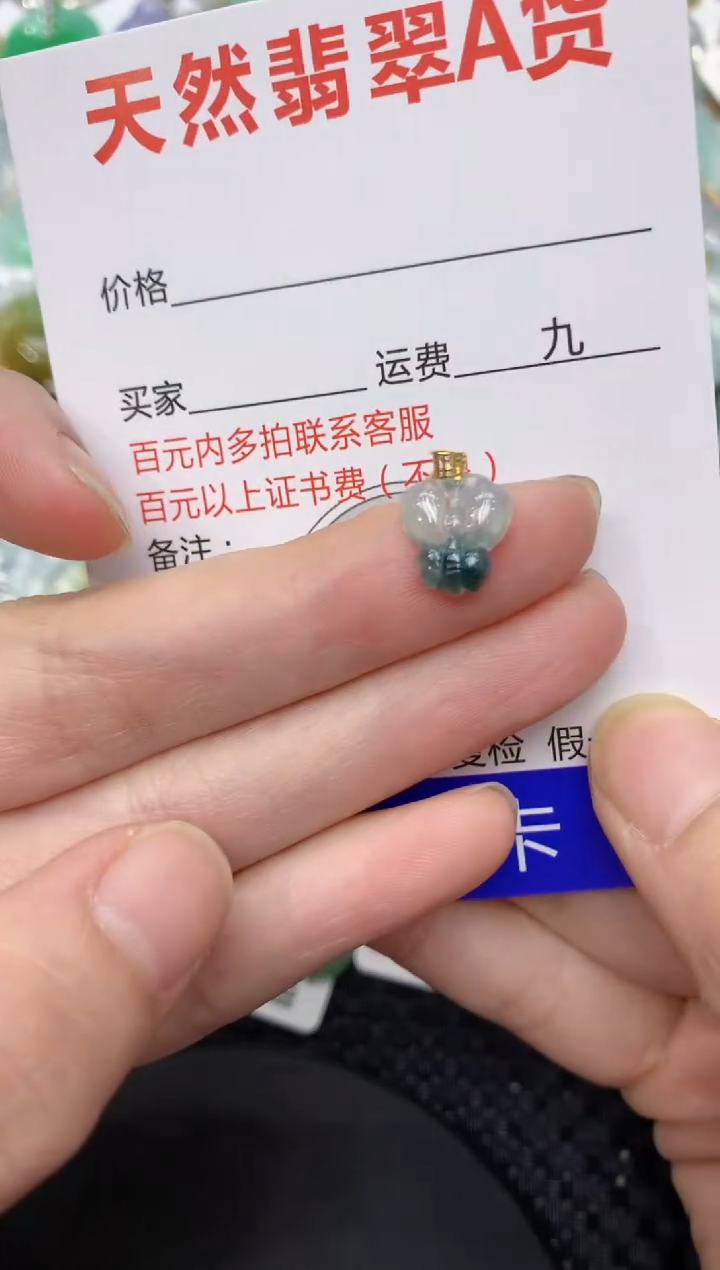 【闪购商品】翡翠颈饰18K金镶嵌11111111