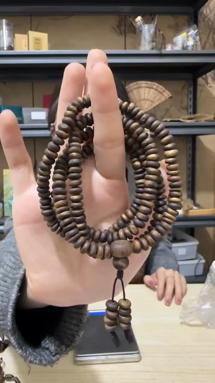 【闪购商品】沉香手串9号棋楠树丁多圈20克+