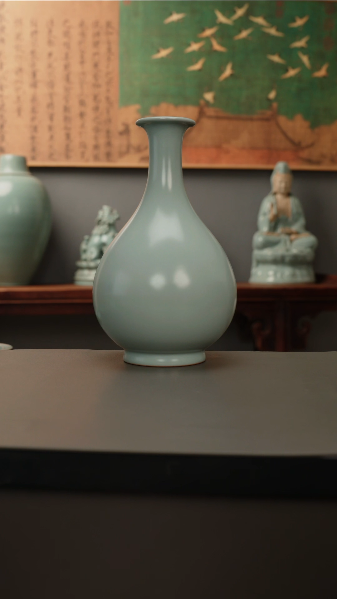 【闪购商品】杯仿古釉原矿 玉壶春 微瑕