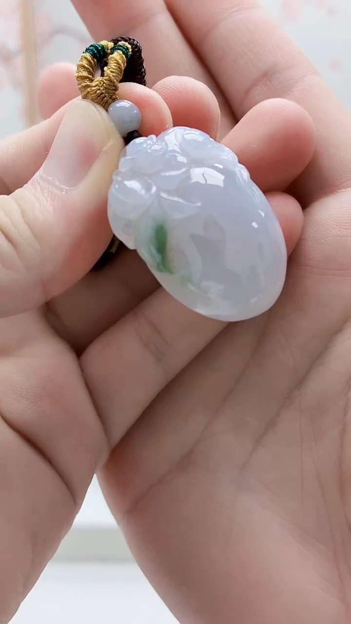 未镶嵌定制翡翠4852bb-毛货挂件57