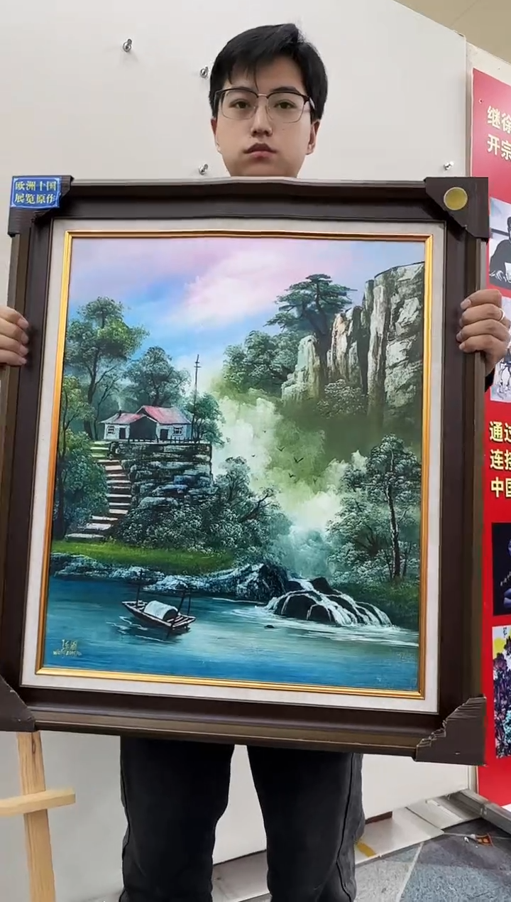 国画画家王东圃油画作品