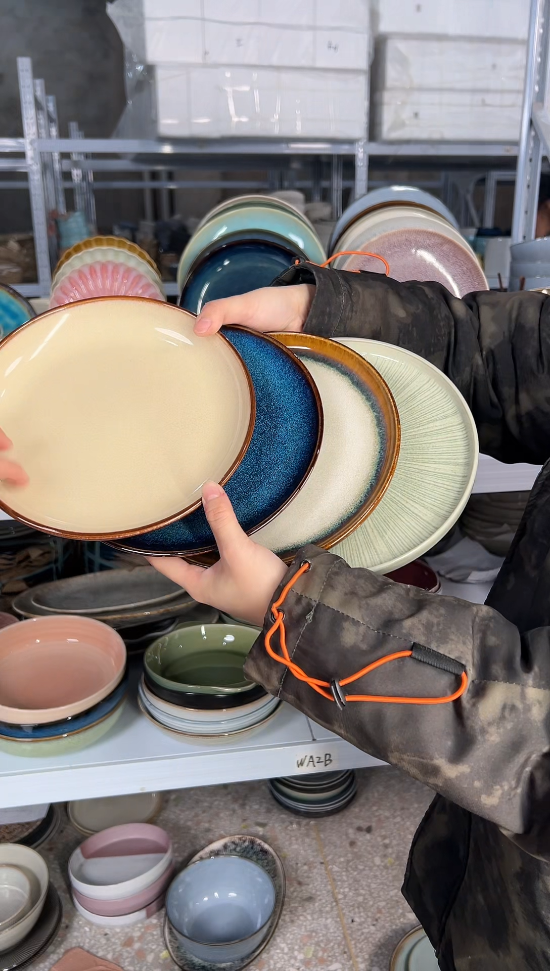 陶瓷外贸尾货瑕疵满20包邮X4 小盘8英寸