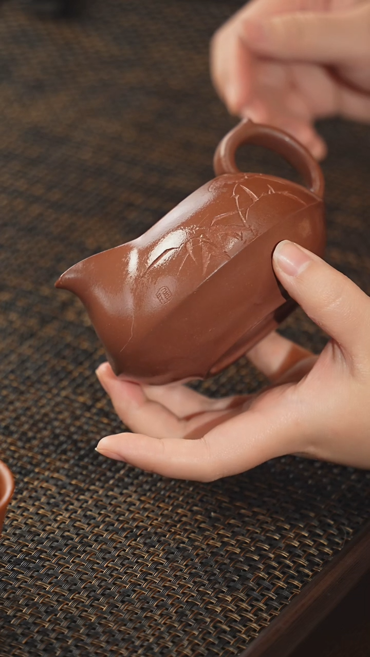 【闪购商品】紫砂茶杯非遗茶器-扁公道