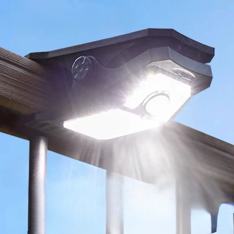 太阳能夹子照明灯便携式阅读灯路灯防水户外庭院灯露营灯花园别墅