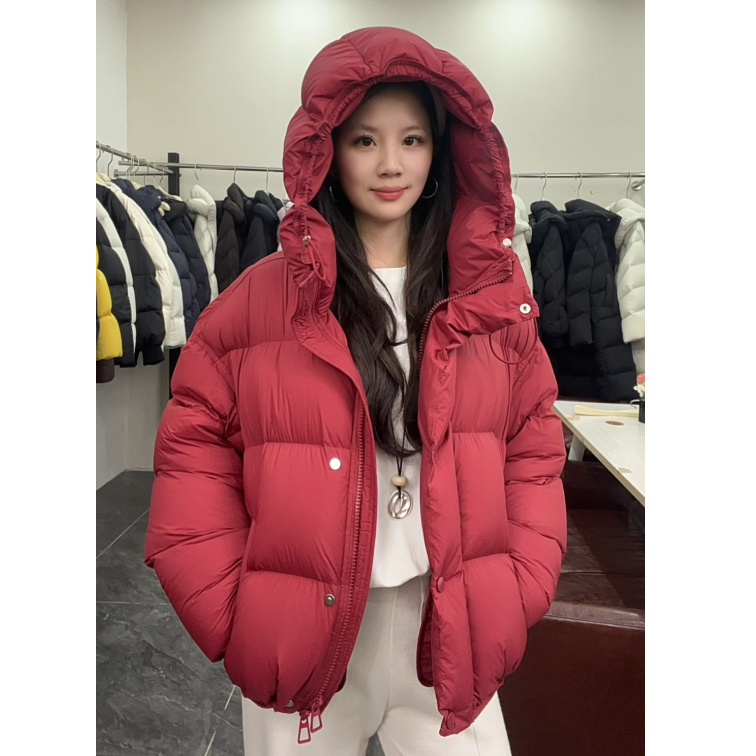 【极寒零下30-50°C】专柜顶奢波兰高端90白鹅绒保暖加厚鹅绒服2527