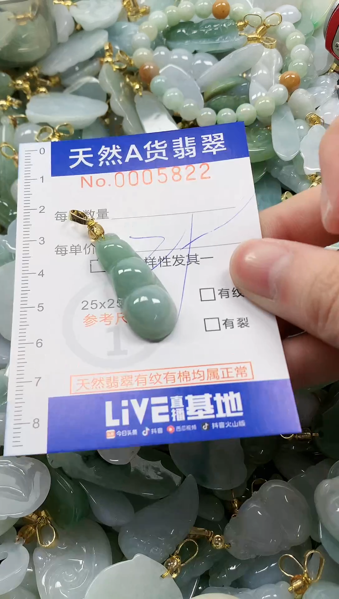 颈饰未镶嵌翡翠纯天然a货翡翠