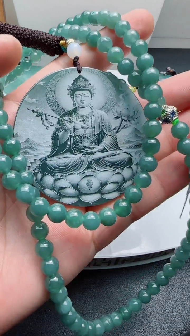 【闪购商品】翡翠颈饰未镶嵌1111111111111