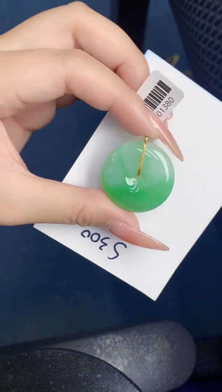 【闪购商品】翡翠颈饰18K金镶嵌000000000