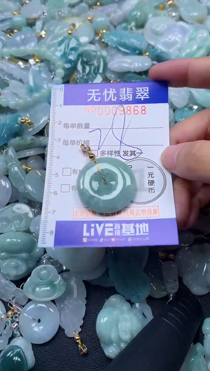 颈饰未镶嵌翡翠9868