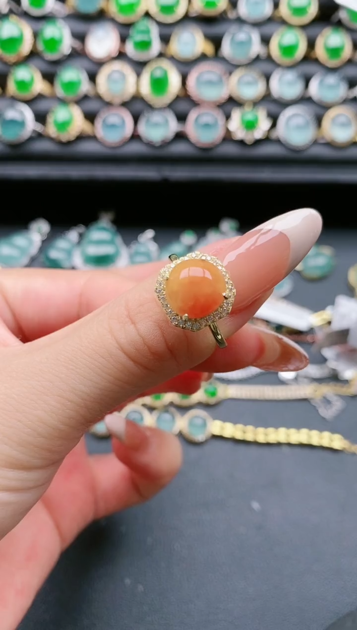 【闪购商品】翡翠戒指银S925镶嵌1111111111