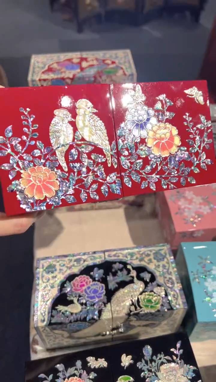 【闪购商品】对开 弘贝雅螺钿漆器文化馆