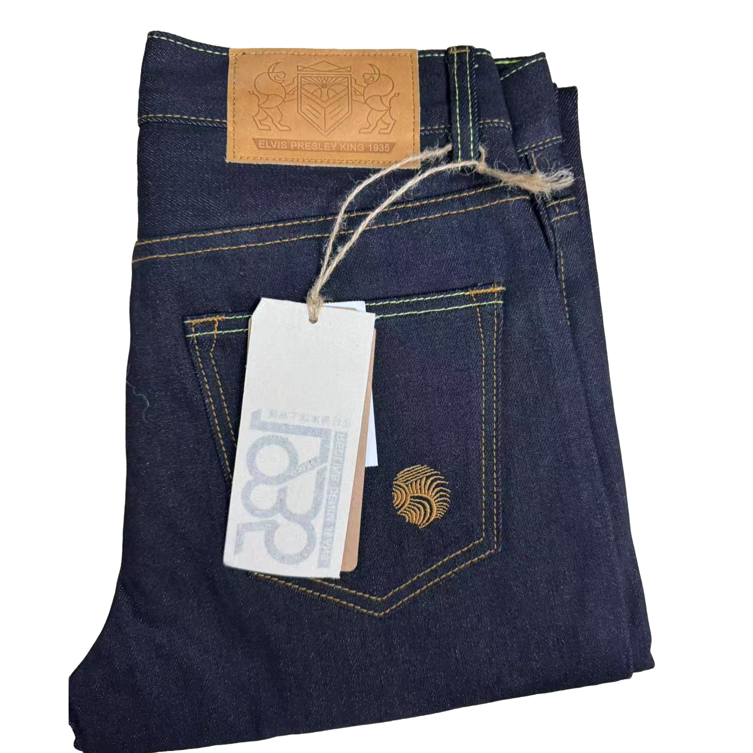 原牛男士牛仔裤重工复古百搭潮流做旧经典