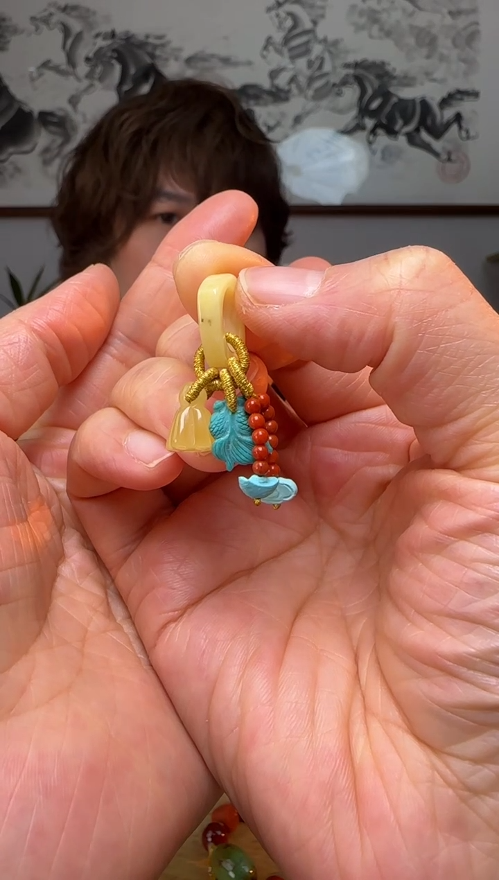 【闪购商品】绿松石提溜未镶嵌时尚百搭A1778