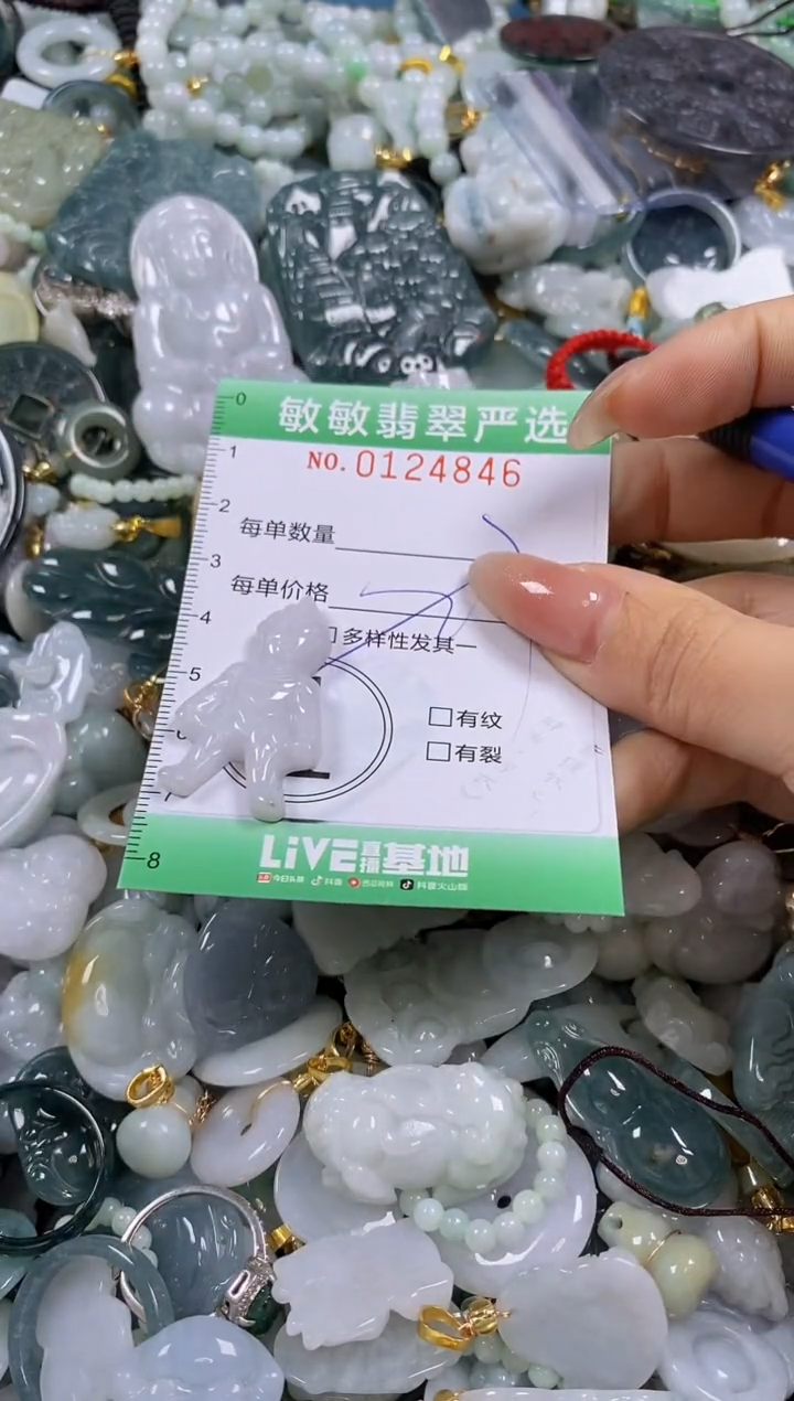 【闪购商品】翡翠颈饰未镶嵌闪购0124846多样性发其一