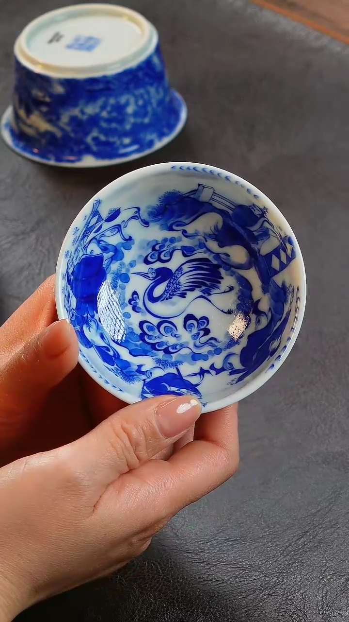 【闪购商品】青山赋完璧归赵主人杯陶瓷