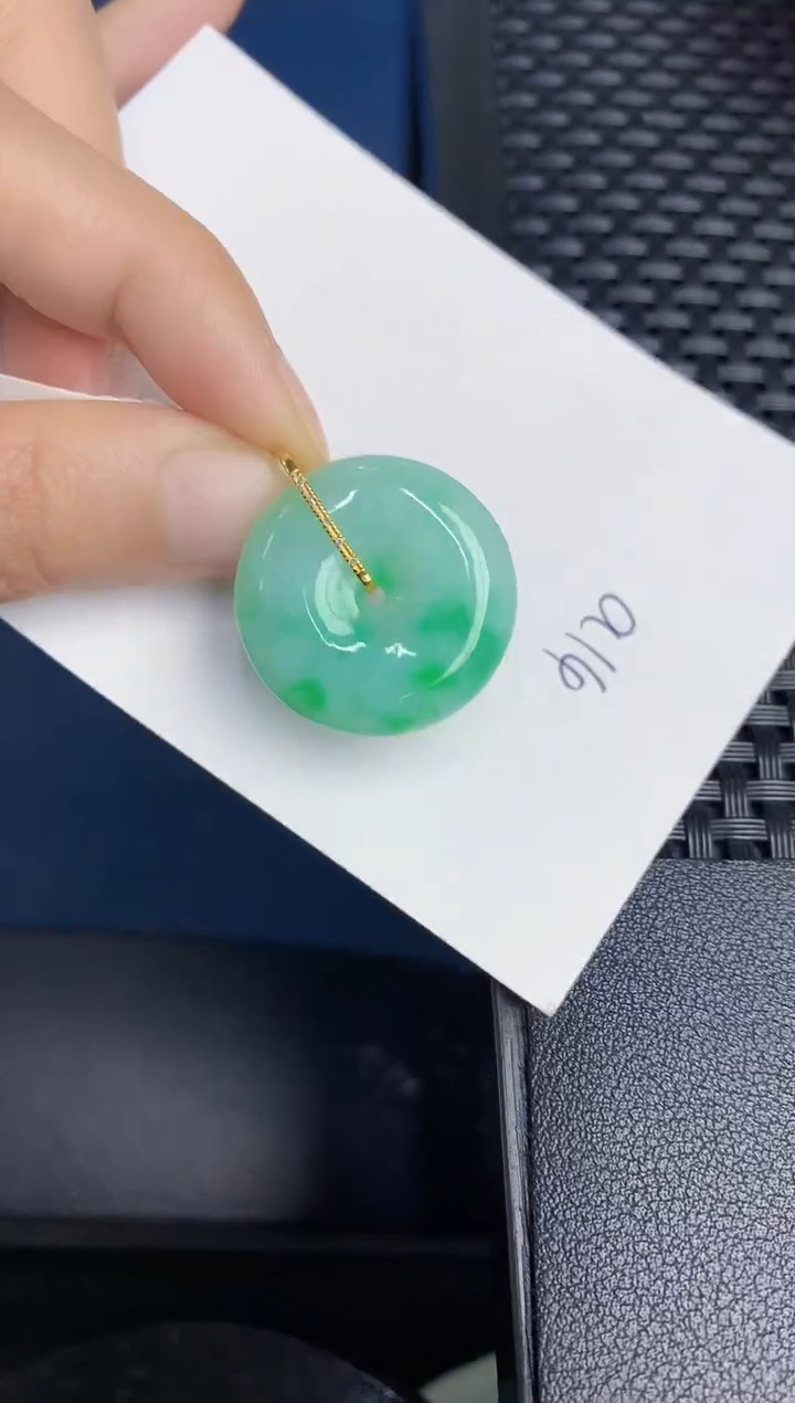 【闪购商品】翡翠颈饰18K金镶嵌000000000