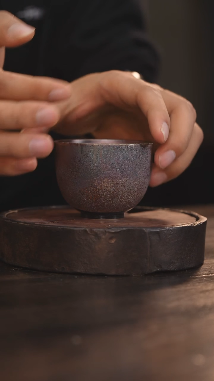 【闪购商品】杯76柴房陶瓷丨窑宝火纹单杯