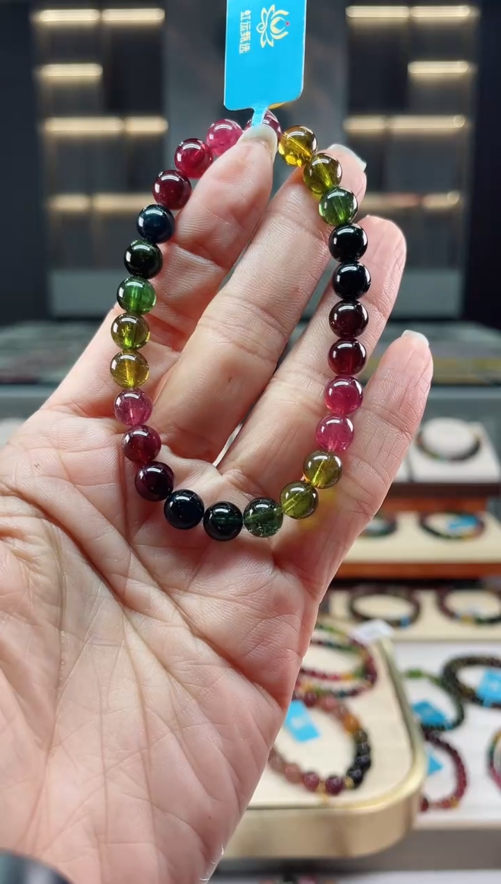 【闪购商品】碧玺单圈手串未镶嵌（多样性发一条）Q