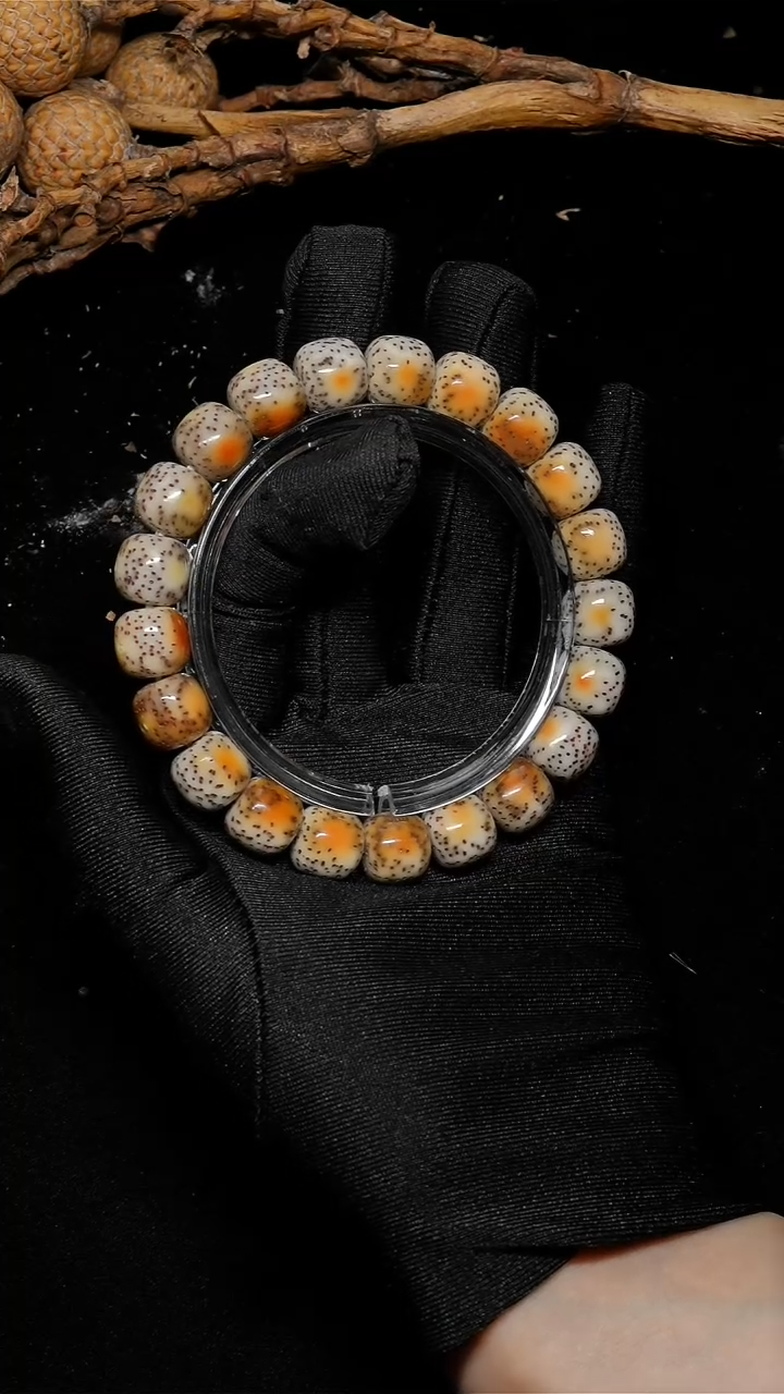 手串星月菩提11*10牛眼火烧