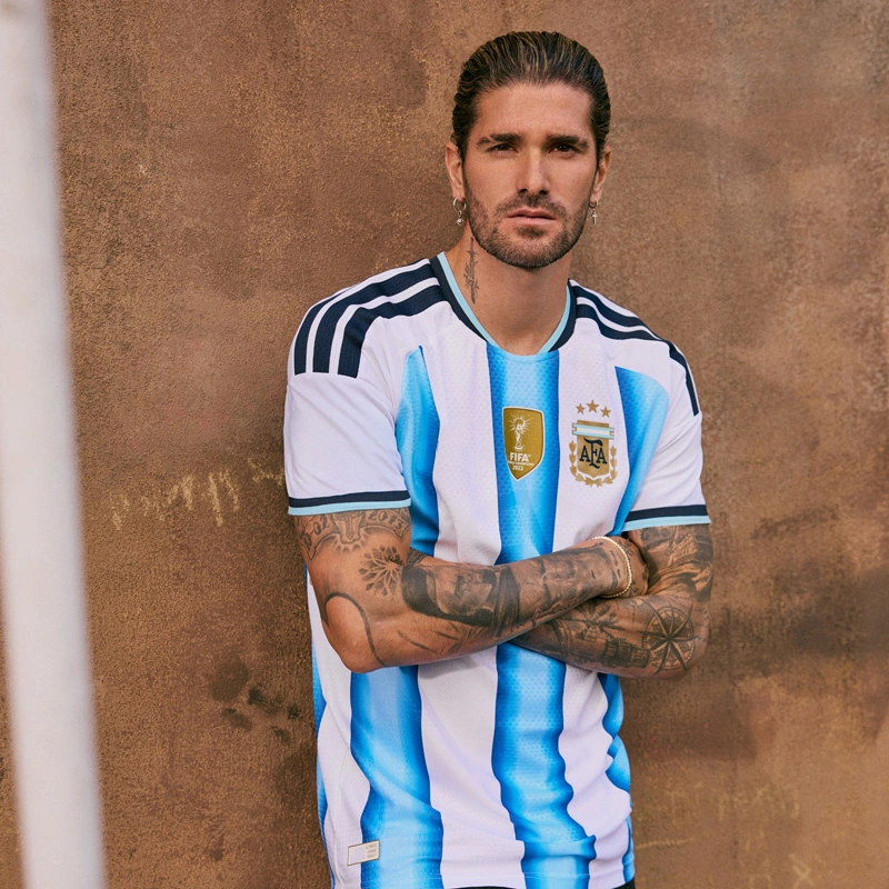 【26世界杯球衣超A原版面料系列】球员版短袖主客场运动速干足球短T