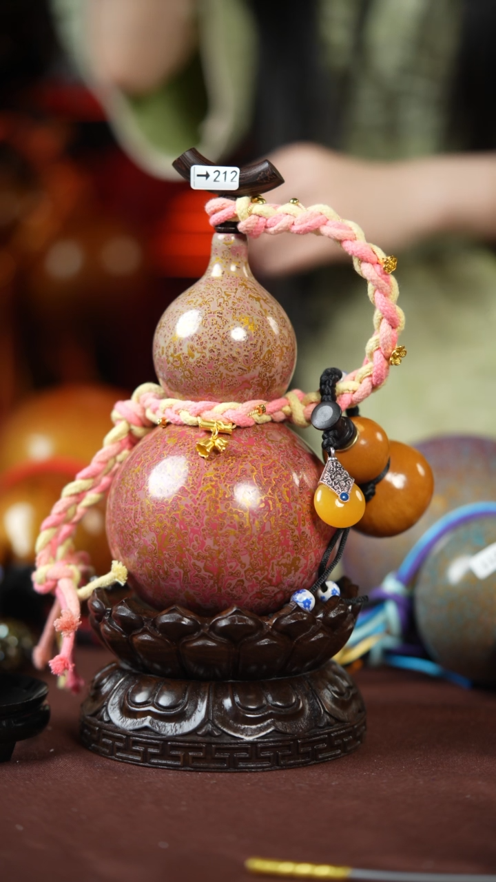 【闪购商品】212号300ml左右的非遗漆器酒葫芦