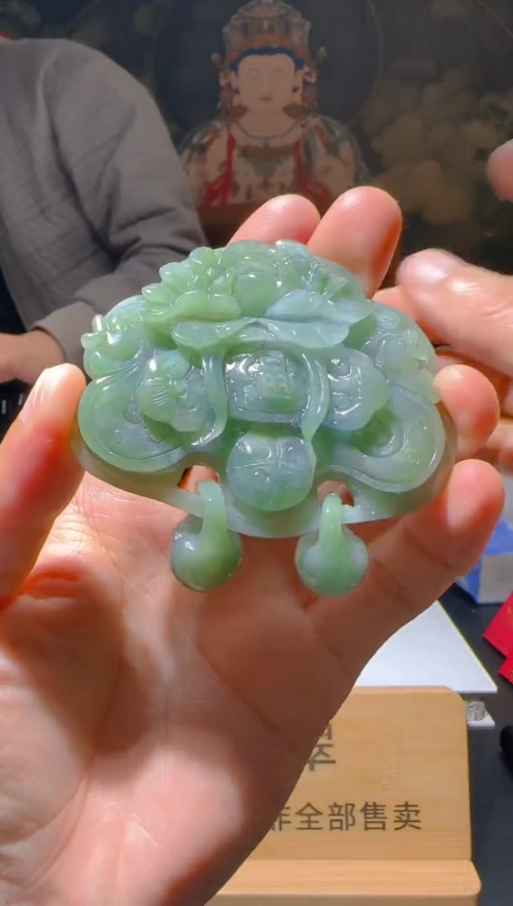 【闪购商品】定制翡翠未镶嵌L-@@QJSXJ217064