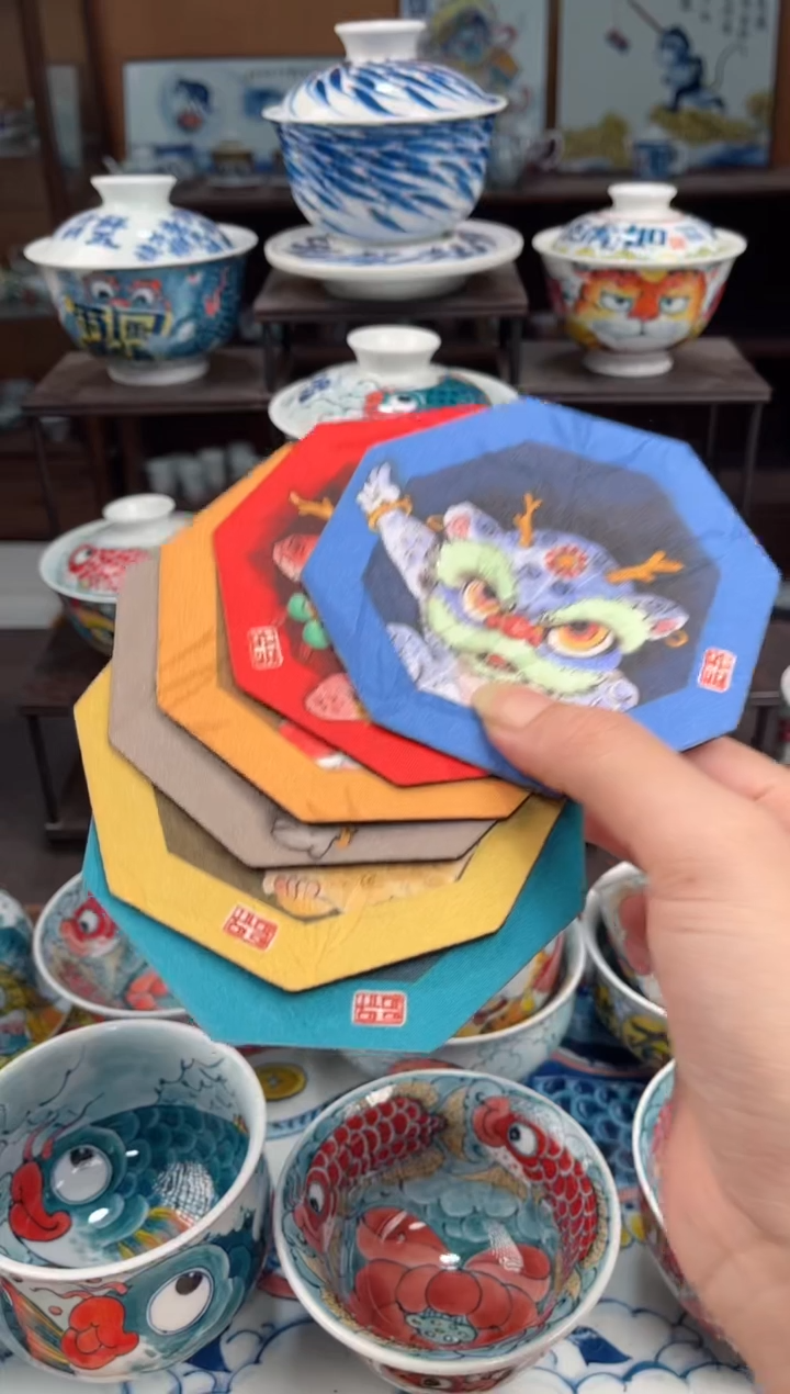 拙明院（宠粉价格）杯垫（6个一起）
