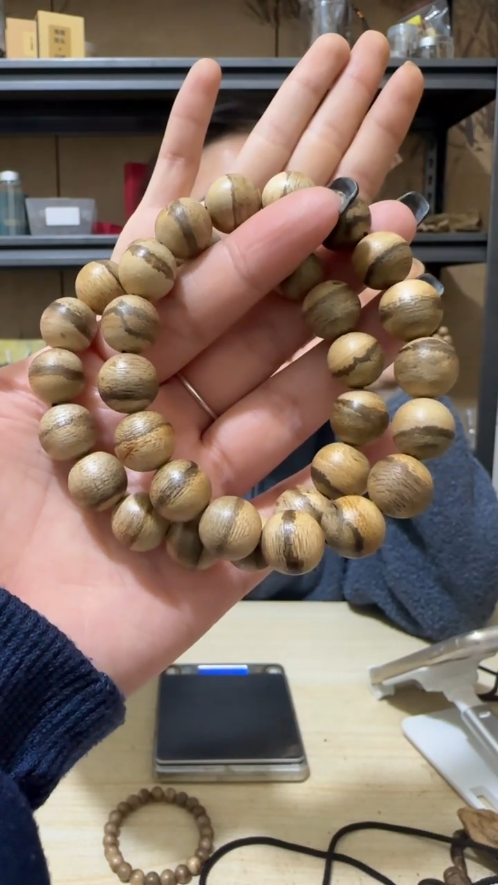 【闪购商品】沉香手串22号马泥涝圆珠手串多样性一条卡12