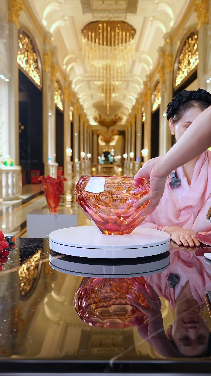 摆件YB00017琉璃艺术果碗