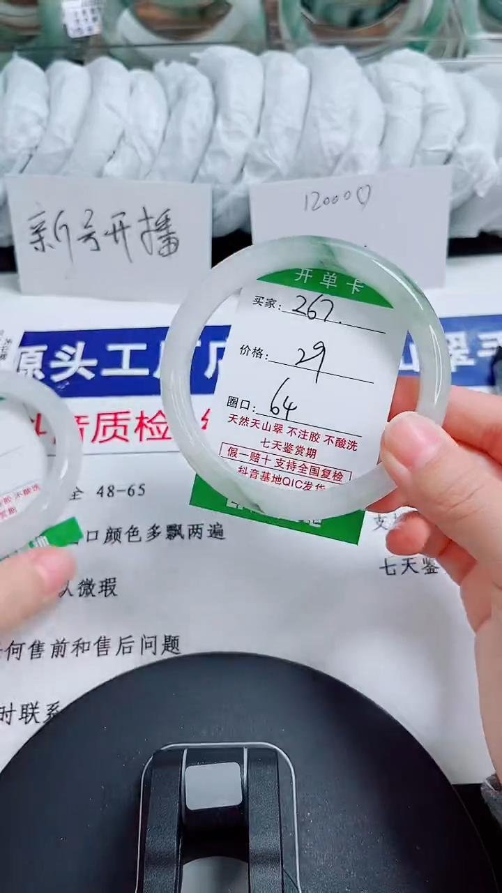 未镶嵌手镯石英质玉267-63/64