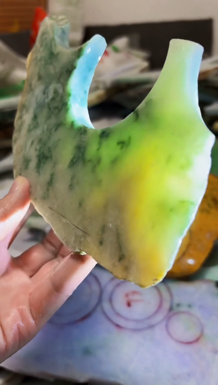 【闪购商品】翡翠颈饰未镶嵌A货白谭1806