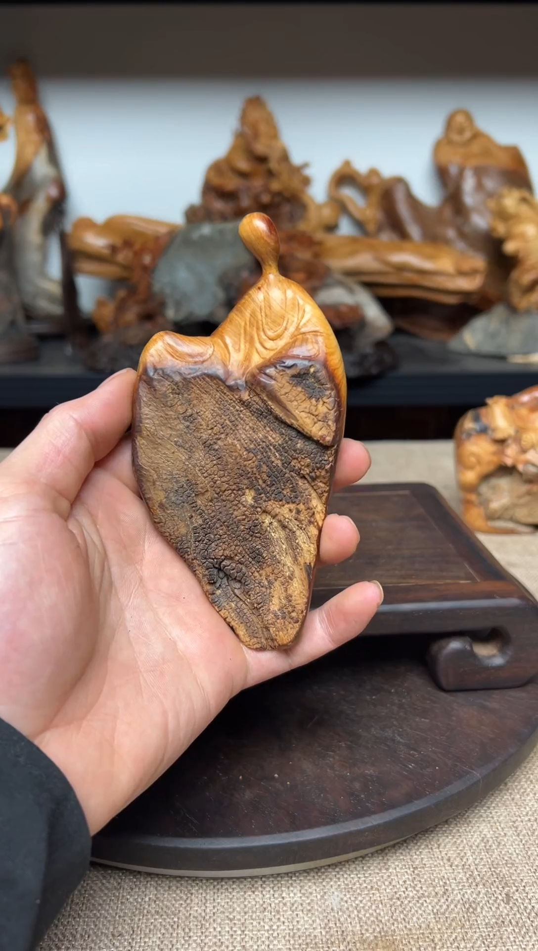 柏木（崖柏）崖柏雕刻件