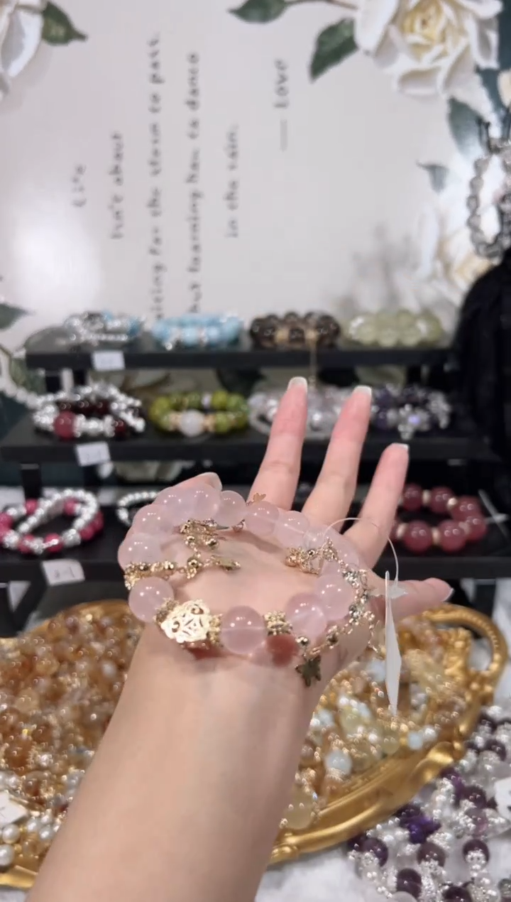 【闪购商品】水晶手链未镶嵌天然水晶默认微瑕 多样性发货发起一