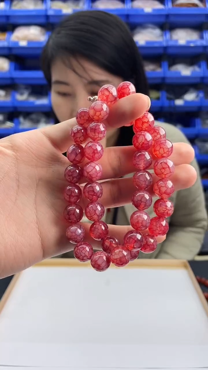 【闪购商品】玛瑙手饰未镶嵌龙鳞凤珠项链多样性发一