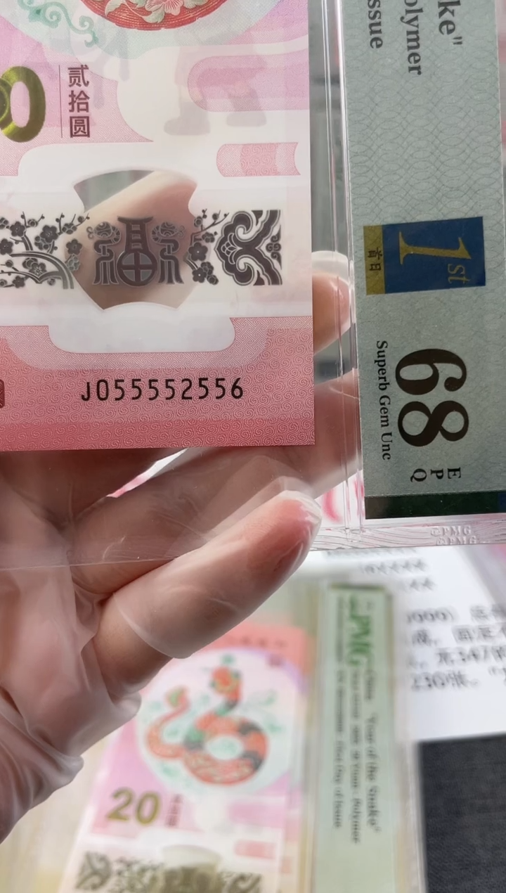 【闪购商品】塑料PMG蛇钞4个5头尾2556